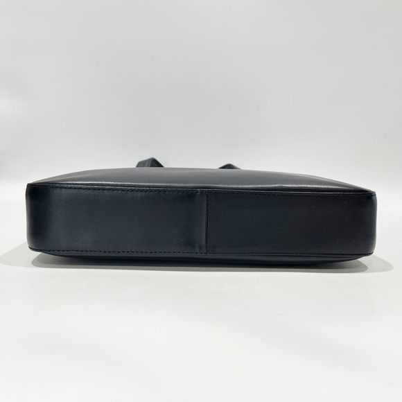 BURBERRY Tote Bag London Logo Partial Check Square Type Women's Black 20502596 - Picture 7 of 15